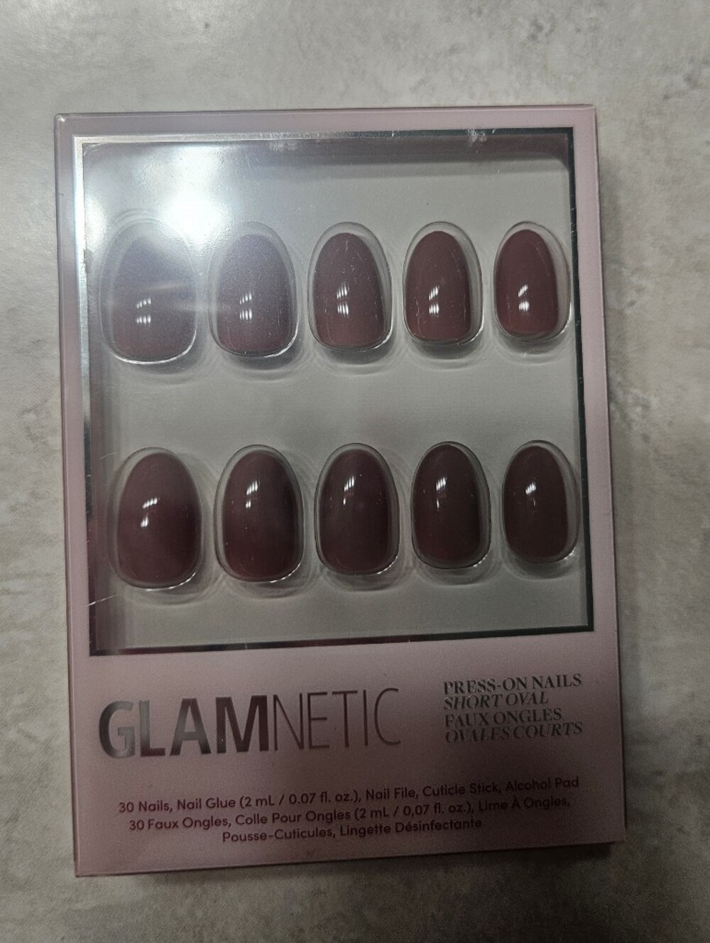 Glamnetic Press On Nails, Short Ovals